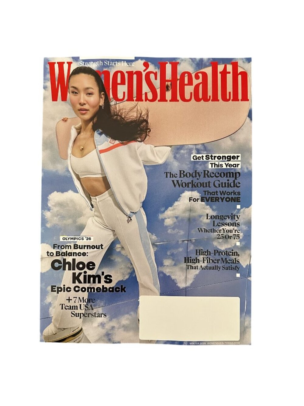 Womens Health Magazine Winter 2025 Chloe Kim's Epic Comeback Team USA Superstars